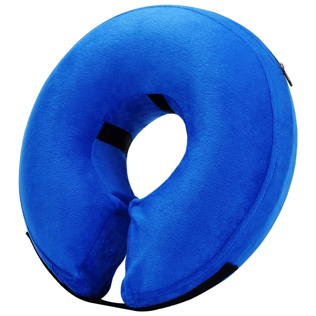 Royallure Inflatable Dog Cone Collar – Soft Recovery E Collar for All Pets, Adjustable Fit, Washable, Easy to Inflate 2