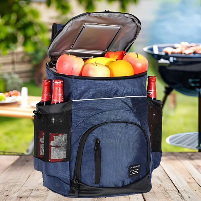 Royallure Insulated Backpack Cooler Bag – 33L Soft Sided Cooler for Outdoor Adventures, Leakproof Design, Comfortable Carry 0