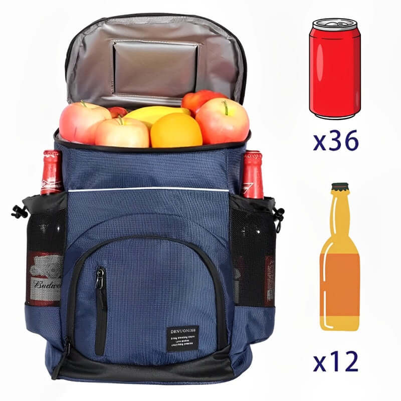 Royallure Insulated Backpack Cooler Bag – 33L Soft Sided Cooler for Outdoor Adventures, Leakproof Design, Comfortable Carry 1