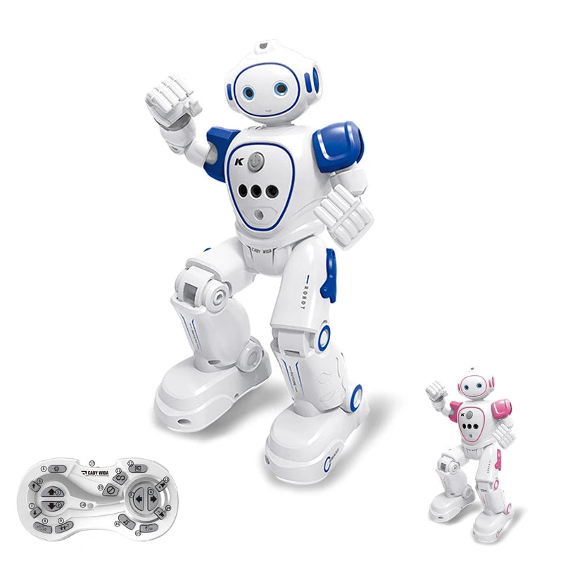 Royallure Intelligent Remote Control Dancing Robot Toy with Infrared Sensor – Interactive Pink and Blue Kids' Robot Toy 0