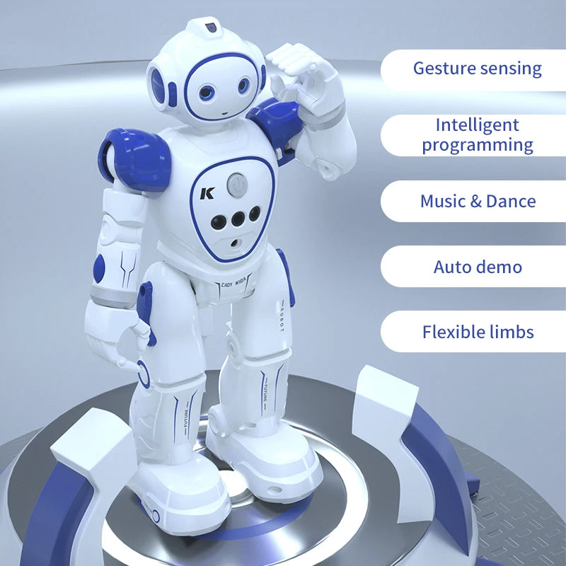 Royallure Intelligent Remote Control Dancing Robot Toy with Infrared Sensor – Interactive Pink and Blue Kids' Robot Toy 1
