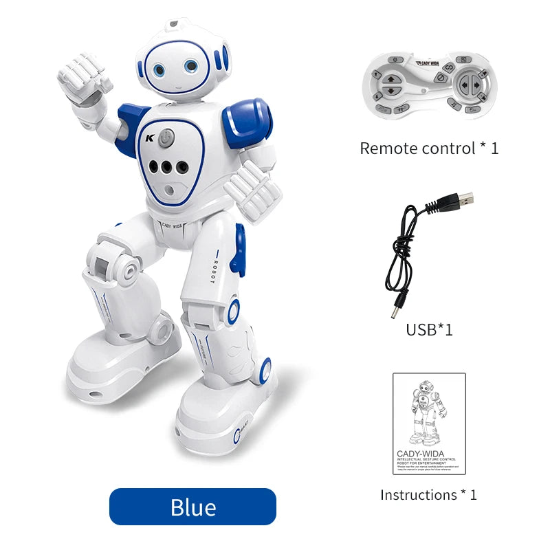 Royallure Intelligent Remote Control Dancing Robot Toy with Infrared Sensor – Interactive Pink and Blue Kids' Robot Toy 7