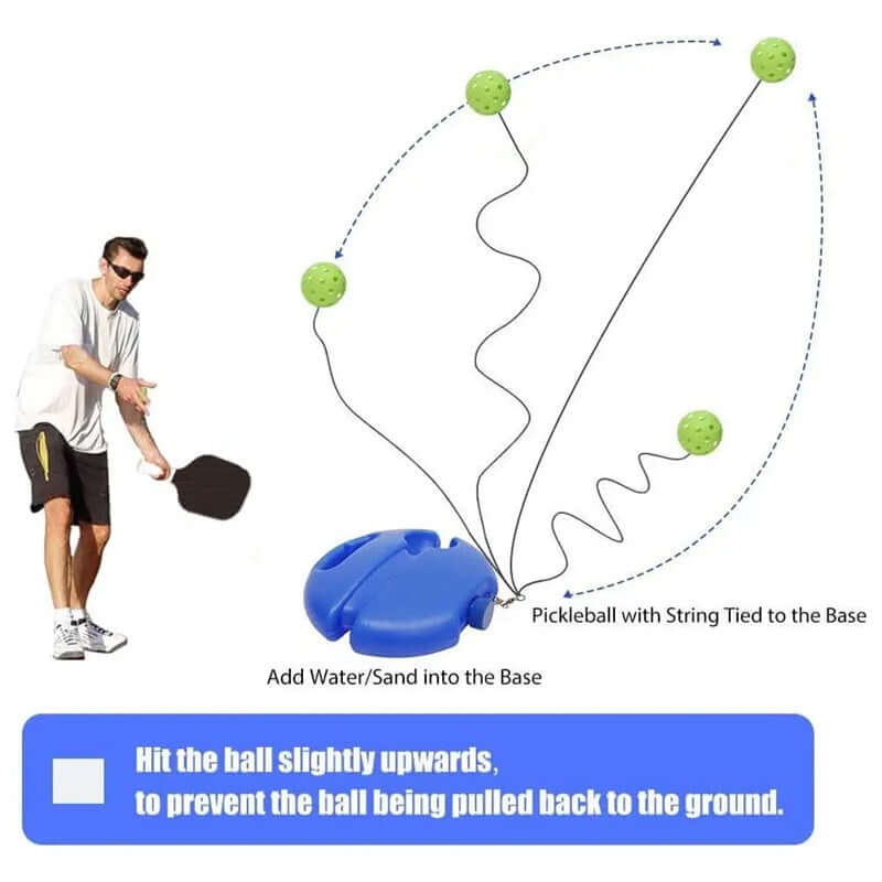 Royallure Luminous Pickleball Trainer with Extra-Grippy Base for Skill Development – Lightweight, Durable, Indoor/Outdoor Use 3