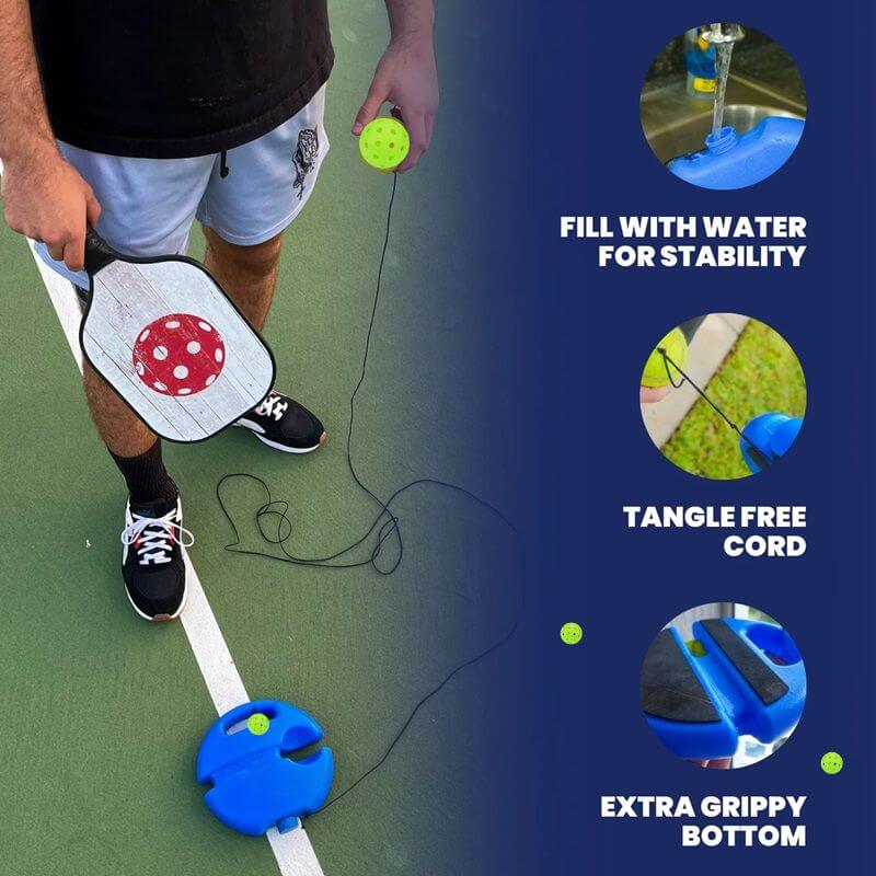 Royallure Luminous Pickleball Trainer with Extra-Grippy Base for Skill Development – Lightweight, Durable, Indoor/Outdoor Use 4