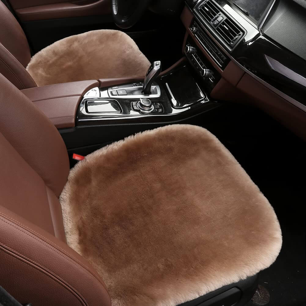 Royallure Luxury Sheepskin Cushion – Warm, Non-Slip, Versatile Use for Home, Office, or Car – 16.93 x 51.97 1