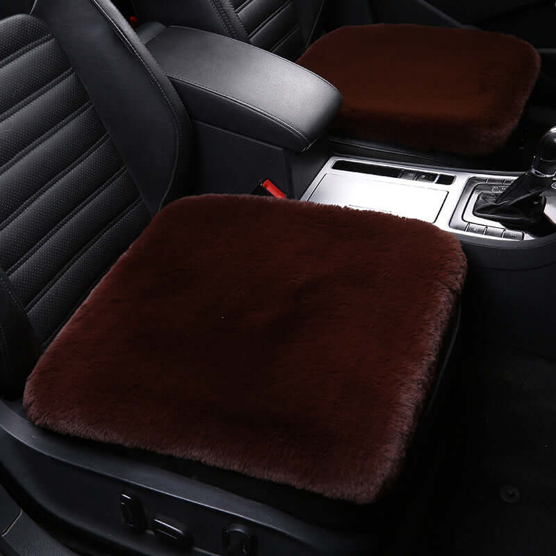 Royallure Luxury Sheepskin Cushion – Warm, Non-Slip, Versatile Use for Home, Office, or Car – 16.93 x 51.97 10