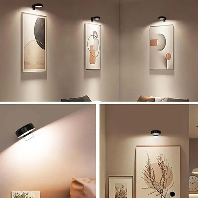 Royallure Magnetic LED Picture Light Sconce with Remote Control – 2-Pack Art Lights for Flexible Illumination and Warm Ambiance 2