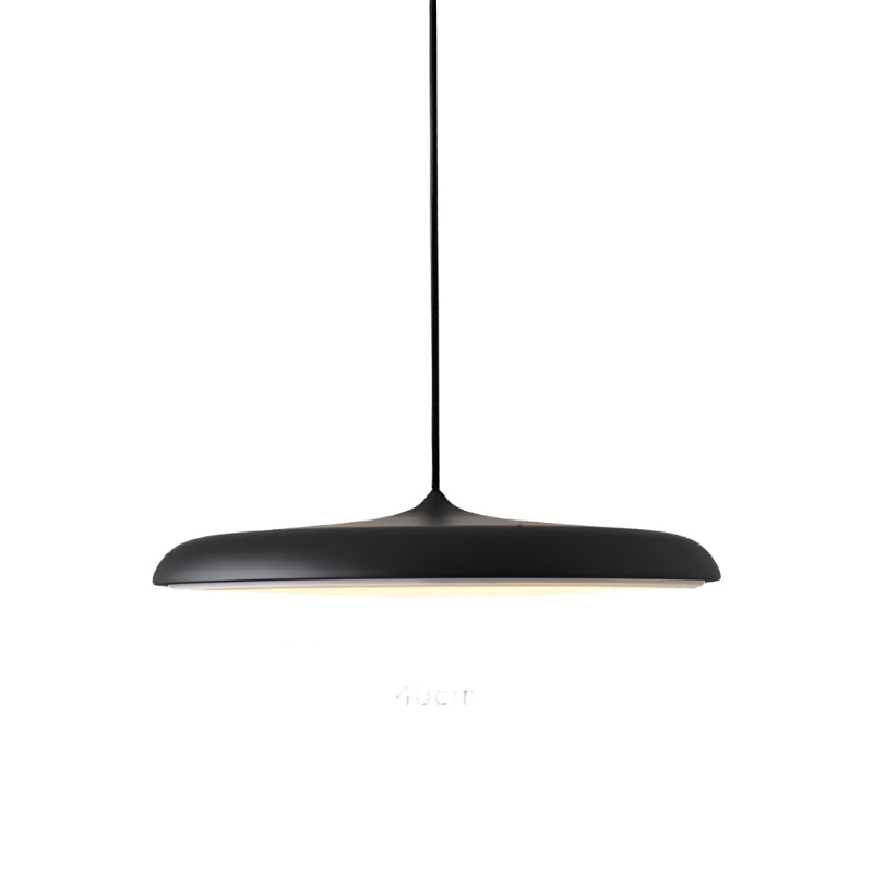 Royallure Modern Kitchen Pendant Light, Adjustable Height Flying Saucer Design, LED 17