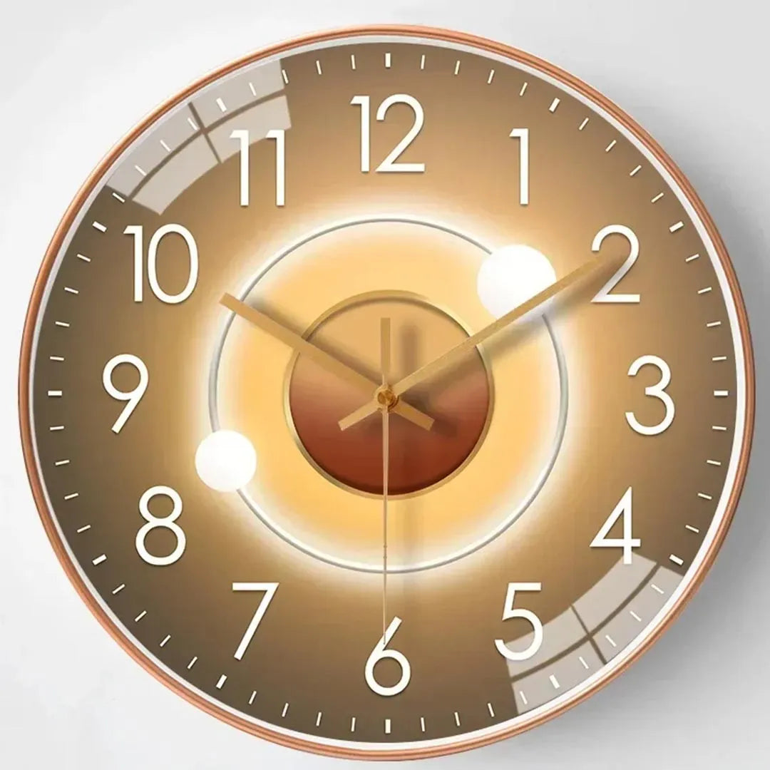 Royallure Modern Silent Wall Clock - Battery Operated Non-Ticking Design for Home and Office Decor 0