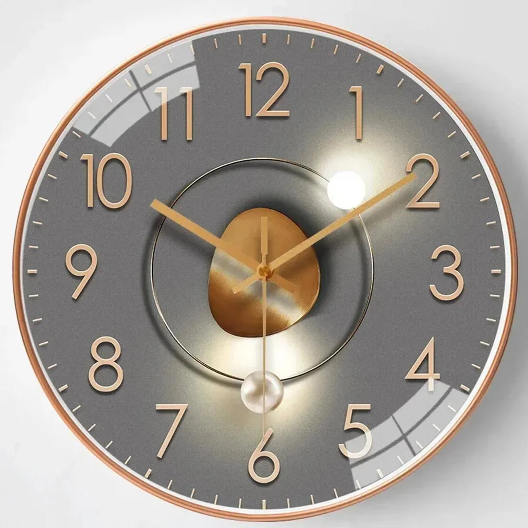 Royallure Modern Silent Wall Clock - Battery Operated Non-Ticking Design for Home and Office Decor 1