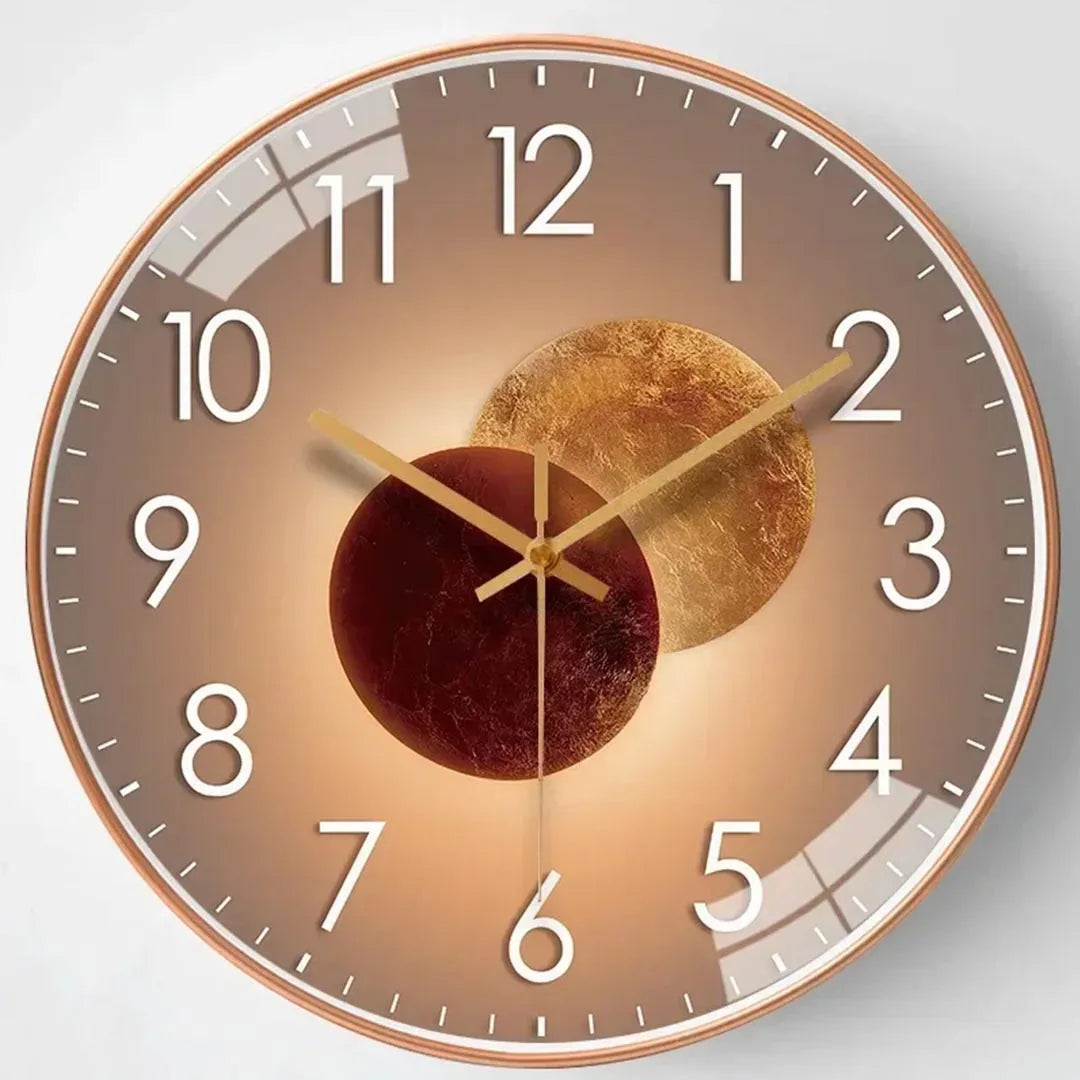 Royallure Modern Silent Wall Clock - Battery Operated Non-Ticking Design for Home and Office Decor 2