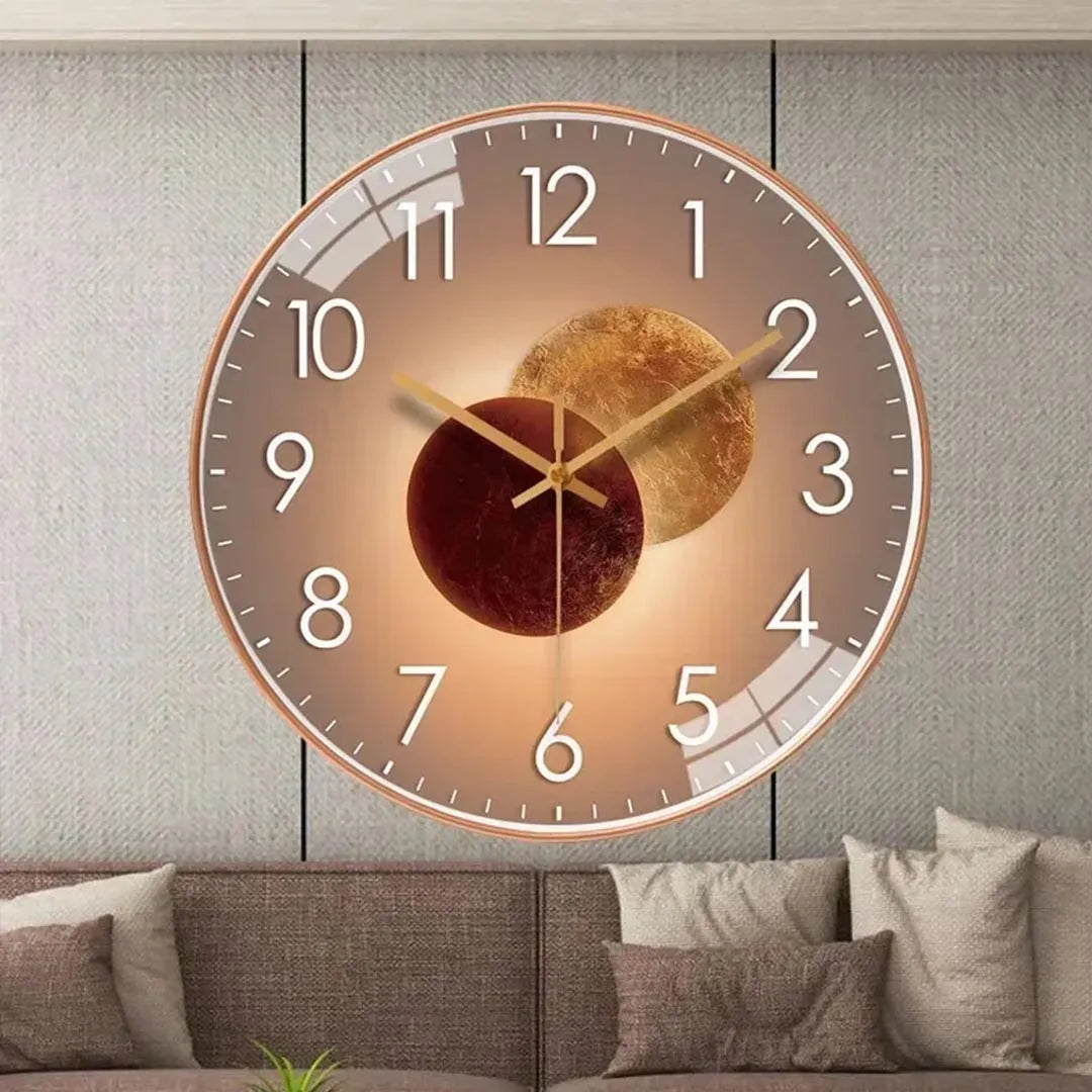 Royallure Modern Silent Wall Clock - Battery Operated Non-Ticking Design for Home and Office Decor 4