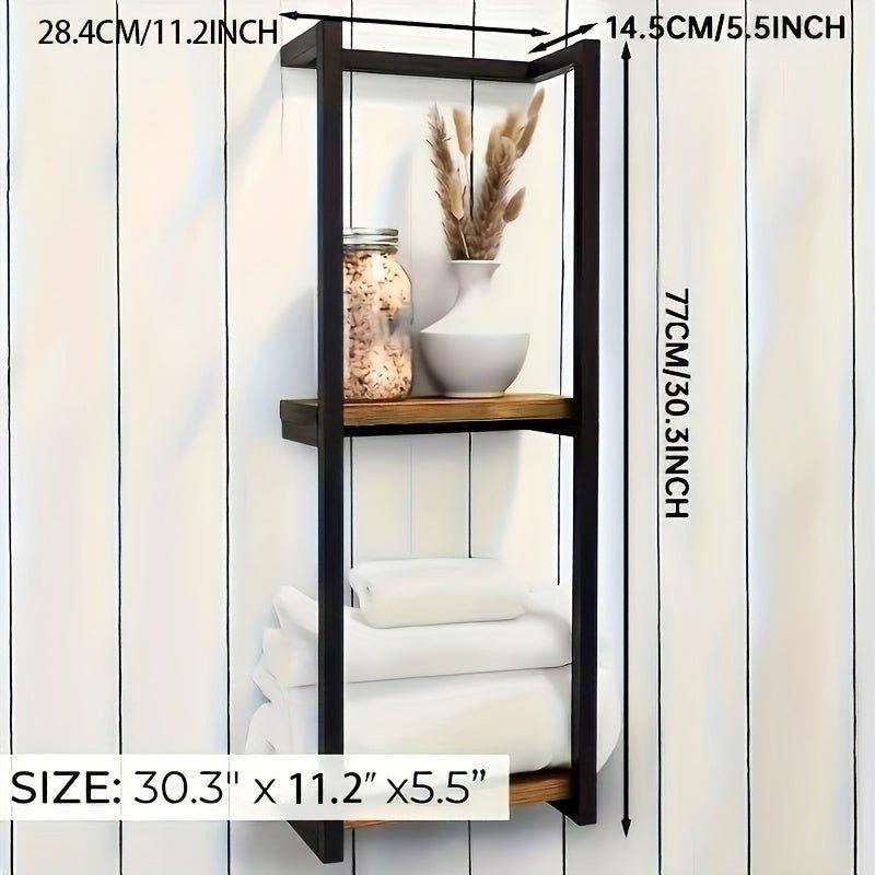 Royallure Modern Wall Mounted Towel Rack in Rust-Resistant Stainless Steel