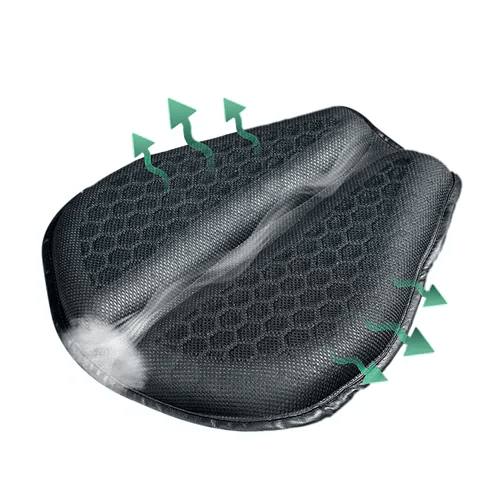 Royallure Motorcycle Gel Seat Pad – Shock Absorption, Anti-Slip Design, Petal-Shaped Cushion for Long Rides 1