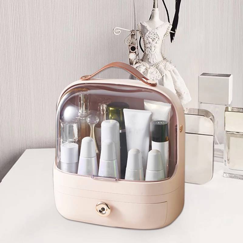 Royallure Multi-Compartment Makeup Organizer Box – Waterproof Cosmetic Storage for Vanity and Accessories 7