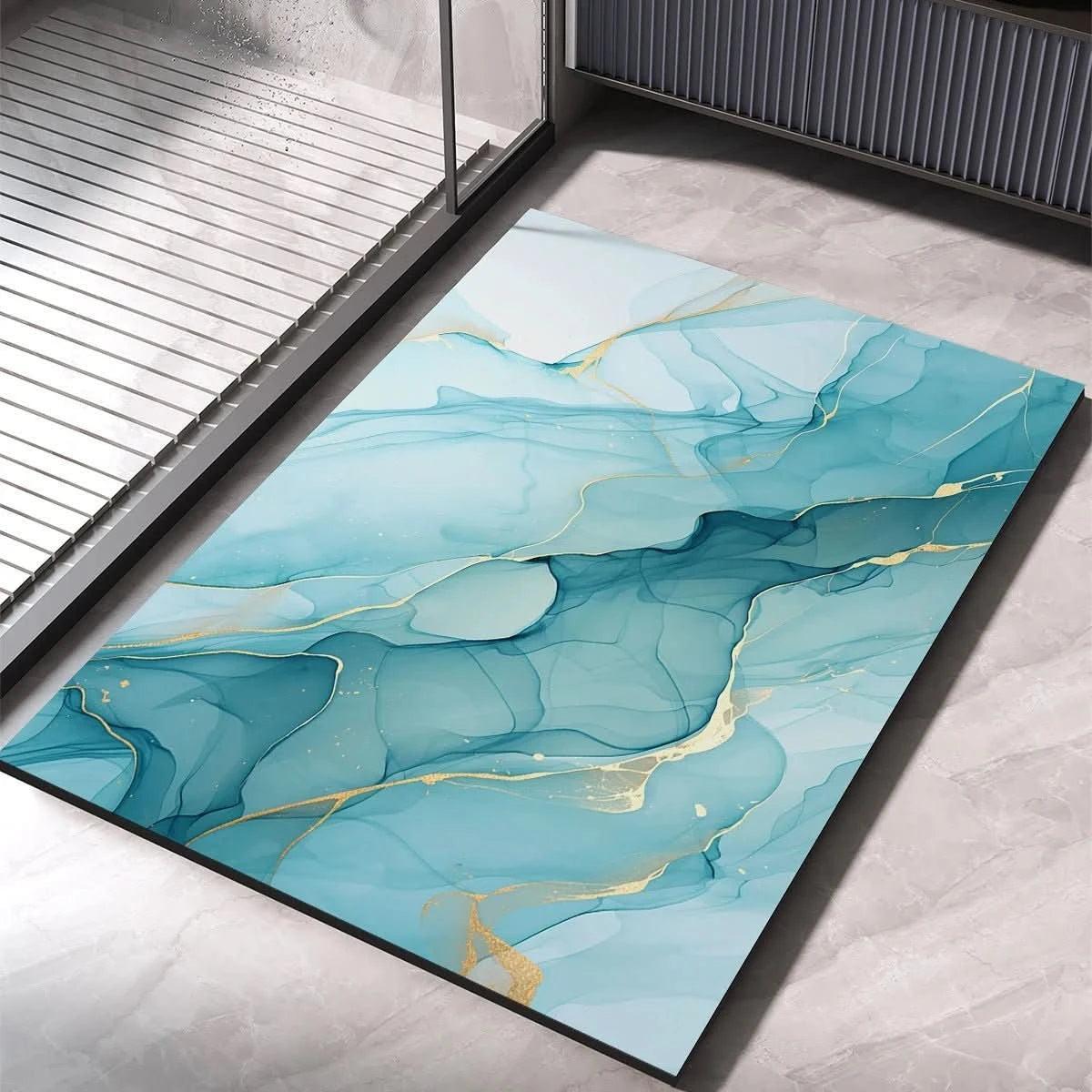 Rayvia Non-Slip Diatom Bath Mat, Quick-Drying Bathroom Mat for Safe Steps