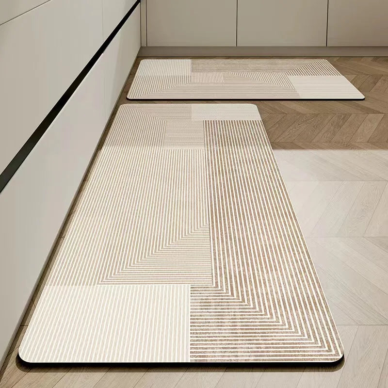 Royallure Non-Slip Diatomaceous Earth Kitchen Mat – Absorbent, Dirt-Resistant, 18x30 Inches, Stylish Kitchen Floor Rug 3