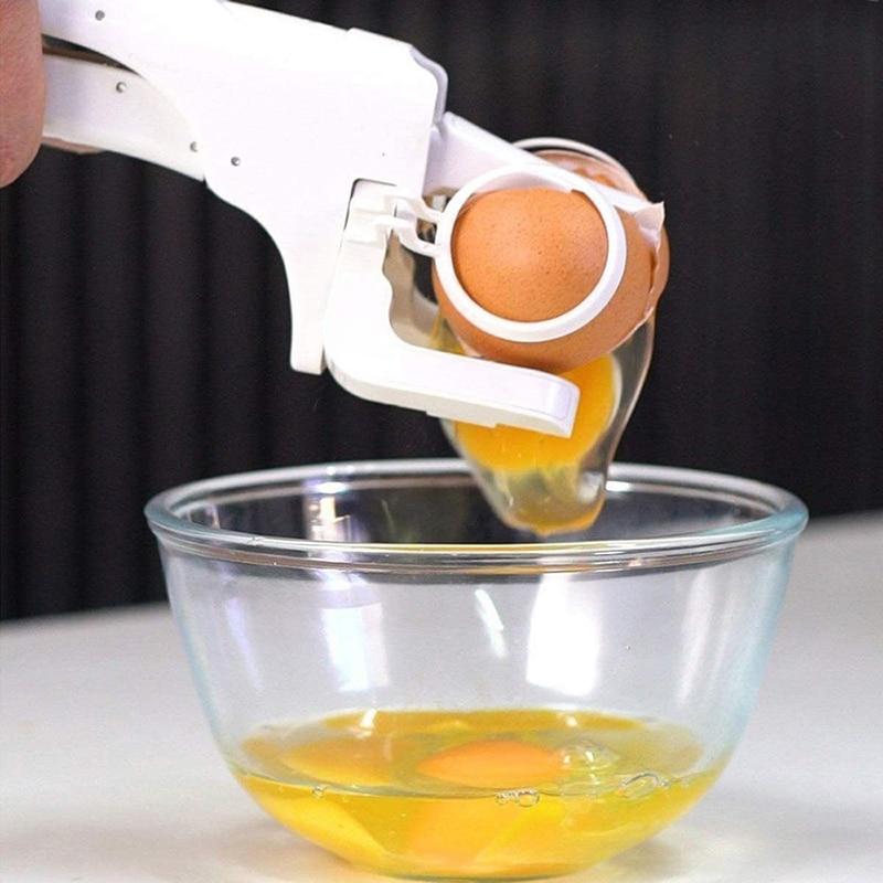 Royallure One-Handed Egg Cracker and Yolk Separator for Mess-Free Cooking 4