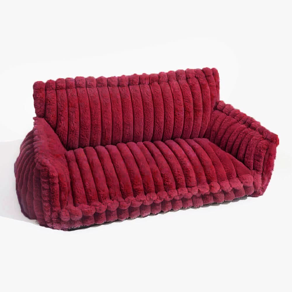 Royelux Orthopedic Dog Bed with Memory Foam and Raised Headrest for Large Dogs