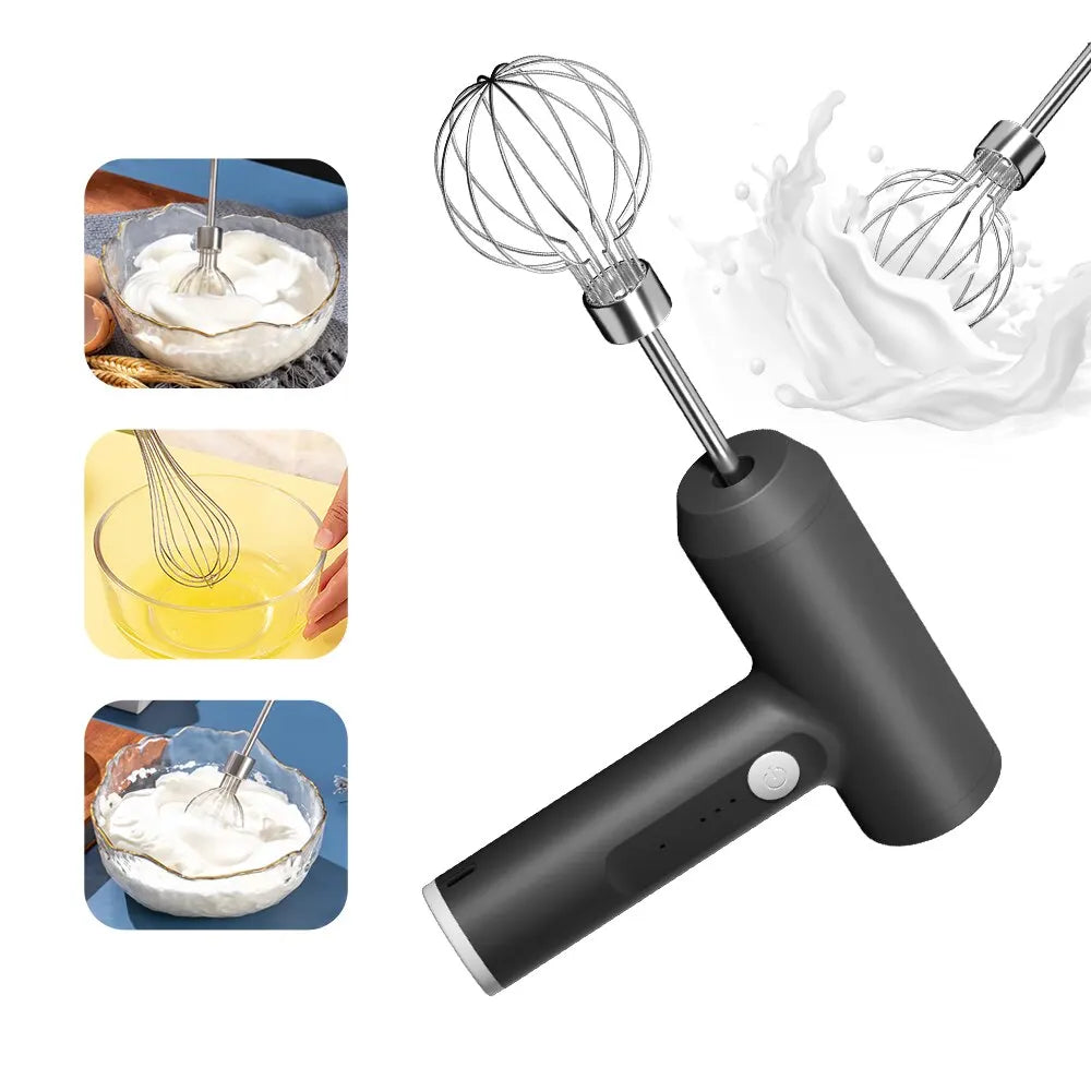 Royallure Portable Electric Hand Mixer with 3 Speeds – Lightweight Electric Whisk for Baking and Cooking 0