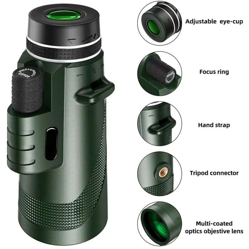 Royallure Portable HD Monocular Telescope 80X Magnification Waterproof – Best Monocular for Bird Watching and Long Distance Viewing 5