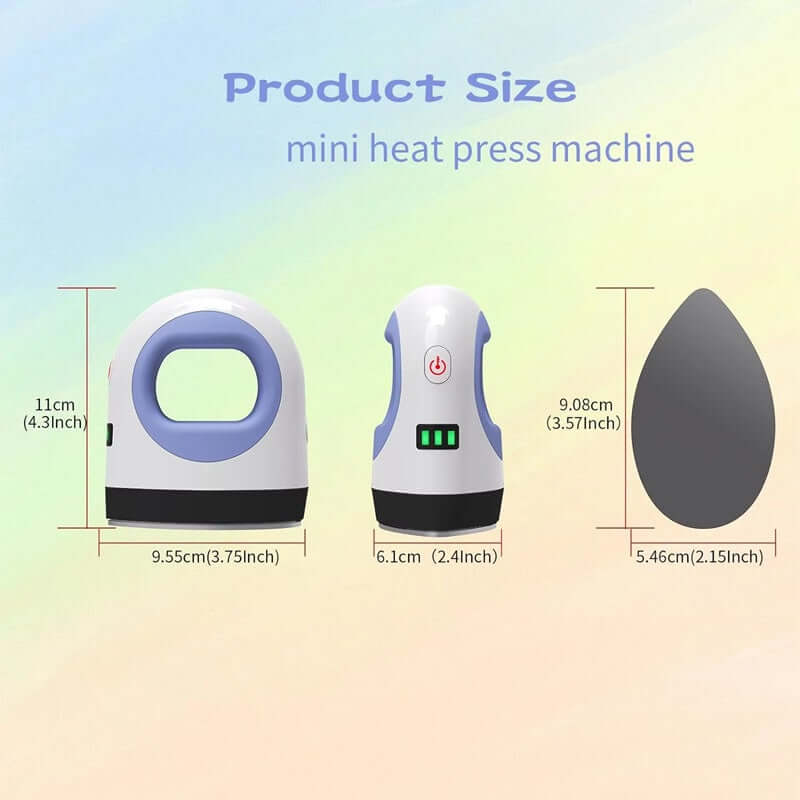 Royallure Portable Mini Heat Press Machine – Fast Heating, Adjustable Temperature for Custom Shirts and Crafts 5