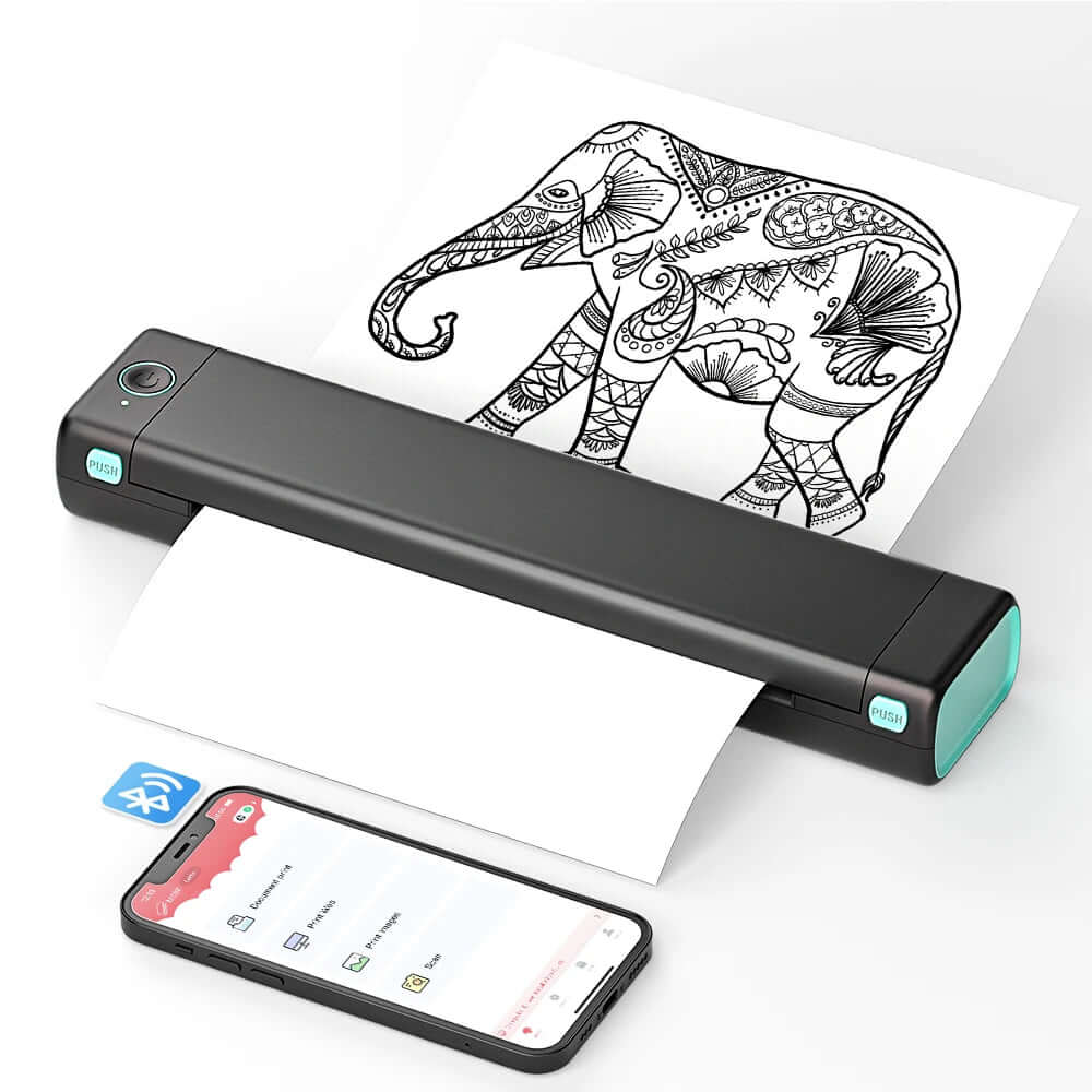 Royallure Portable Photo Printer with Bluetooth Connectivity – Compact Ink-Free Handheld Printer for Travel and On-the-Go Printing 2