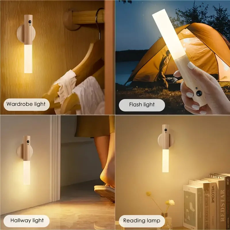 Royallure Rechargeable LED Night Light with Motion Sensor – Magnetic Wall Lamp for Bedroom, Hallway, and Bathroom 1