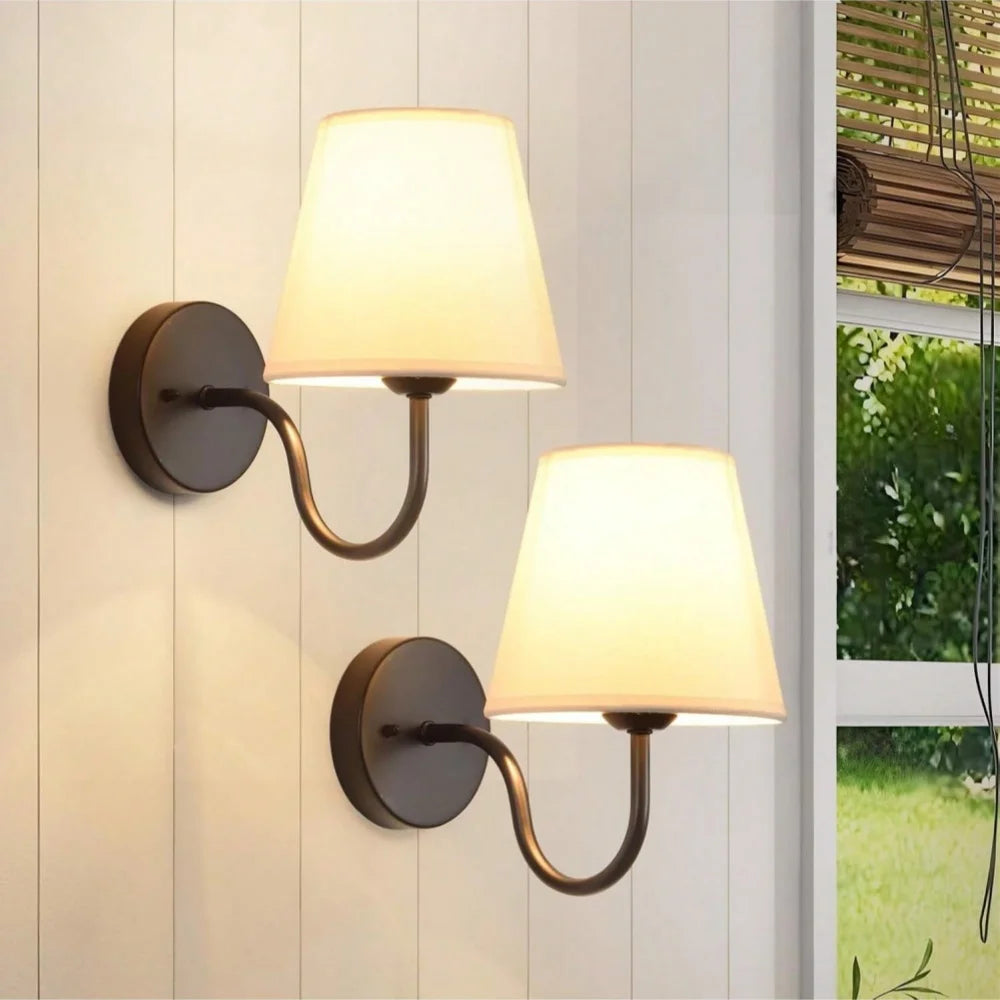 Royallure Retro Rechargeable Wall Sconce with RGB LED Bulb – Stylish Wall Light for Living Room, Bedroom, and Hallway 1
