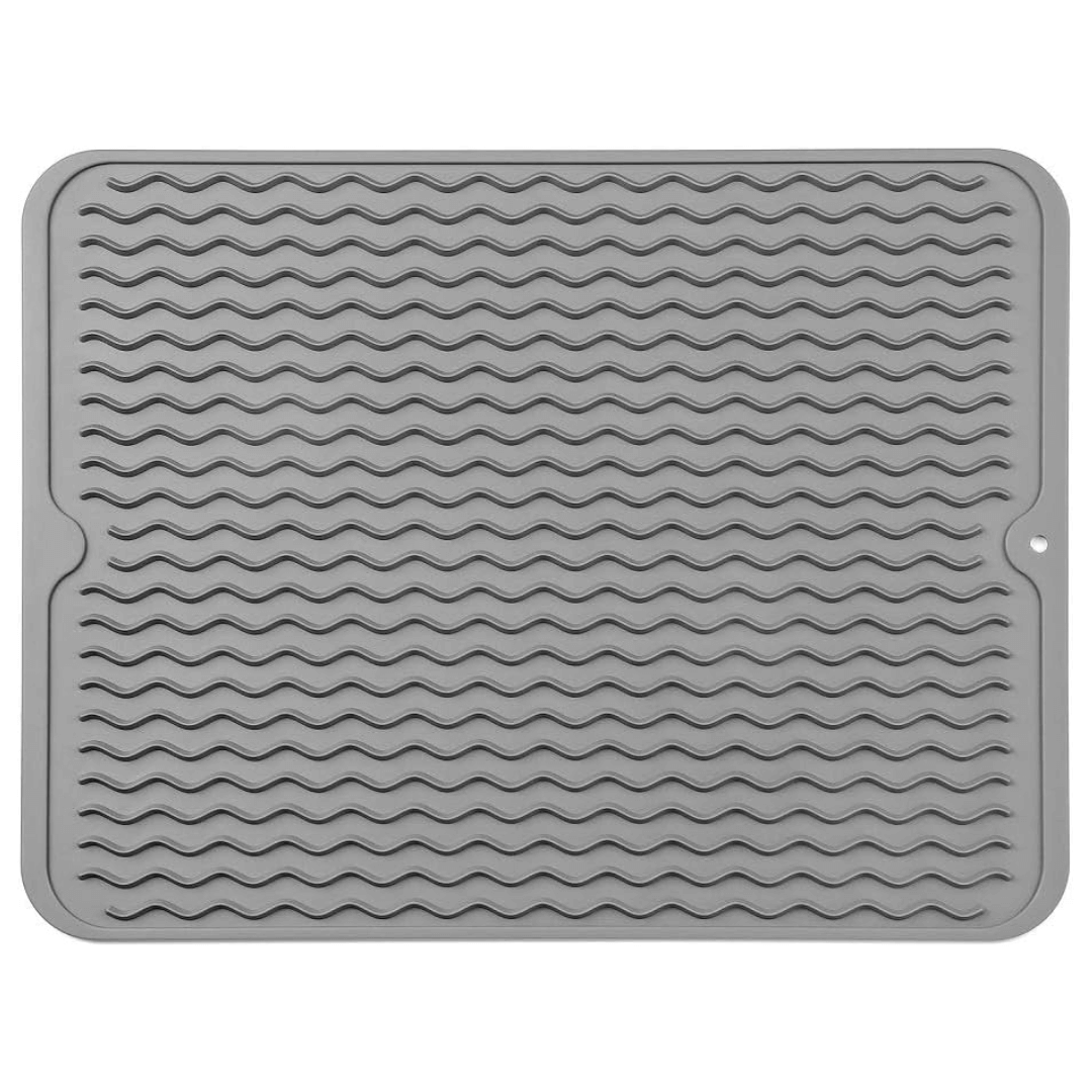 Royallure Silicone Dish Drying Mat – Heat Resistant Eco-Friendly Kitchen Drying Mat, Multi-Use 18 x 24 Inches 21