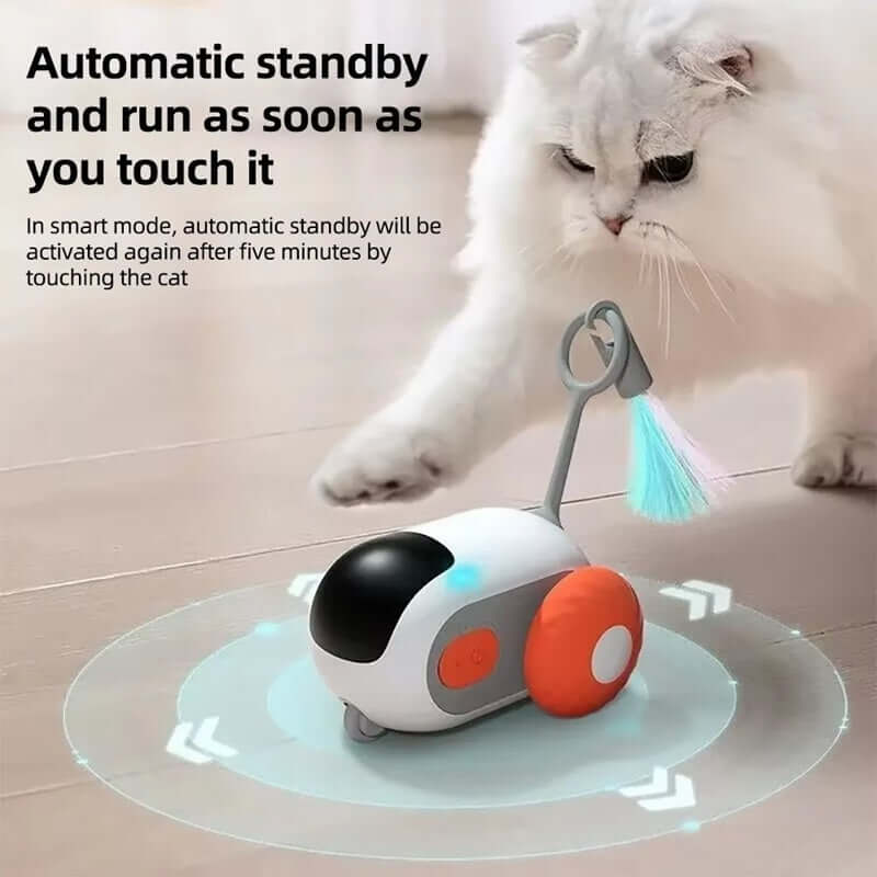 Royallure Smart Interactive Cat Toy with Remote Control – Engaging Play, Obstacle Detection, Dual Speed Adjustment for Active Cats 4