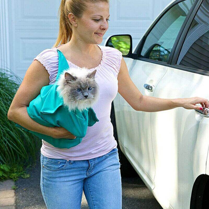 Royallure Soft Cat Carrier for Travel – Lightweight, Portable Design with 360° View and Adjustable Straps 5