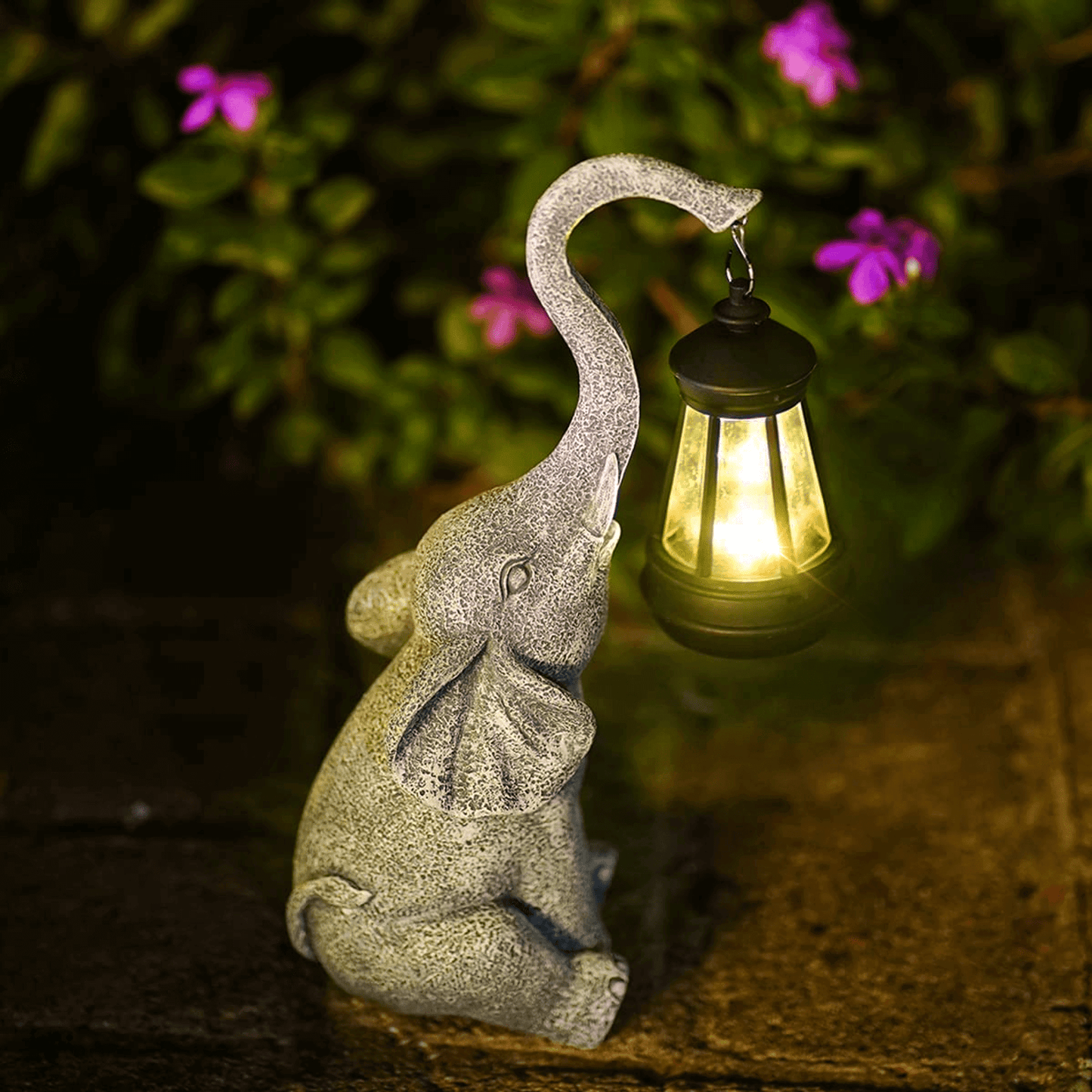 Royallure Solar Garden Lamp with Charming Elephant Design – Outdoor Solar Lights for Garden Decor and Automatic Glow 3