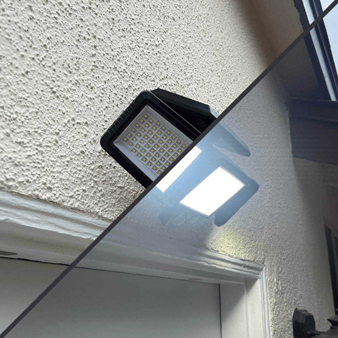 Royallure Solar Motion Sensor Light - 2500 Lumen Outdoor Security Flood Light with Remote Control 8