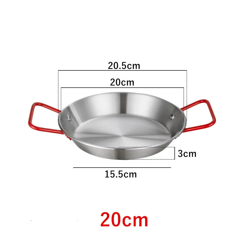 Royallure Stainless Steel Cooking Pot with Double Handle – Induction Compatible Frying Pan, Elegant Design, Multiple Sizes Available 8