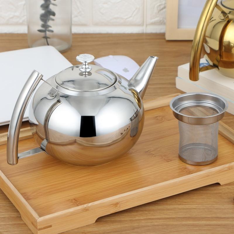 Royallure Stainless Steel Electric Tea Kettle with Built-in Filter, 2.5L Induction-Ready 0