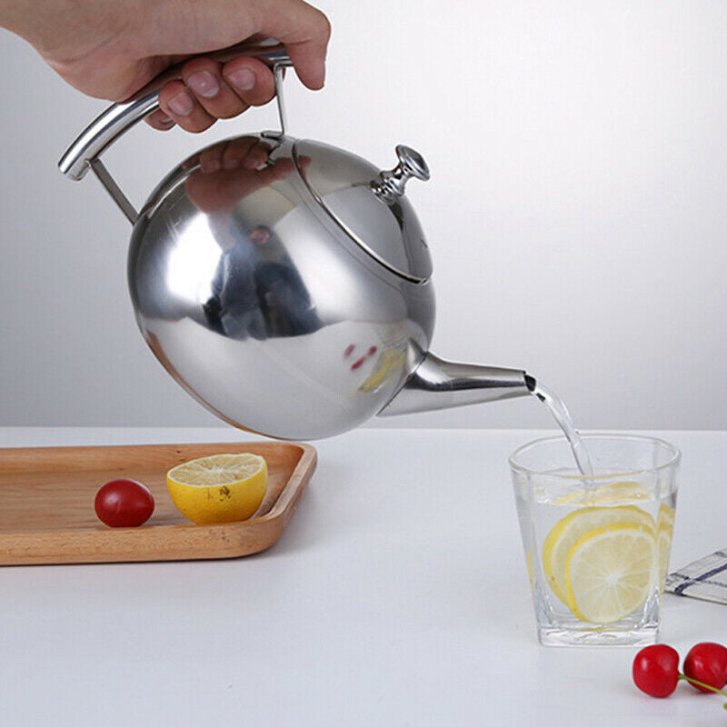 Royallure Stainless Steel Electric Tea Kettle with Built-in Filter, 2.5L Induction-Ready 4