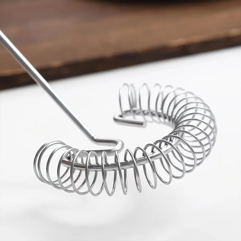 Royallure Stainless Steel Mini Whisk - Handheld Egg Whisk for Effortless Mixing and Frothing, Compact Kitchen Tool 1