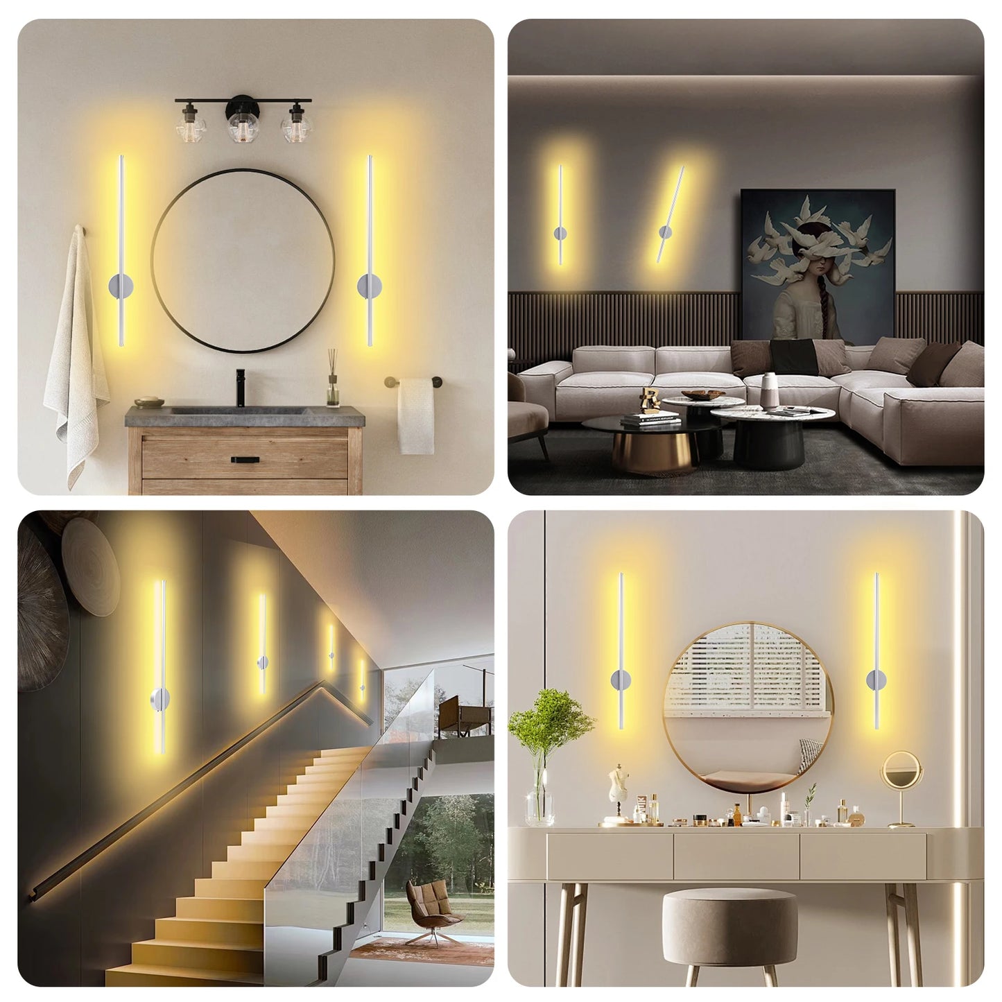 Royallure USB Rechargeable LED Wall Sconce with Magnetic Base and Remote Control – Adjustable Color Temperature for Modern Lighting 1
