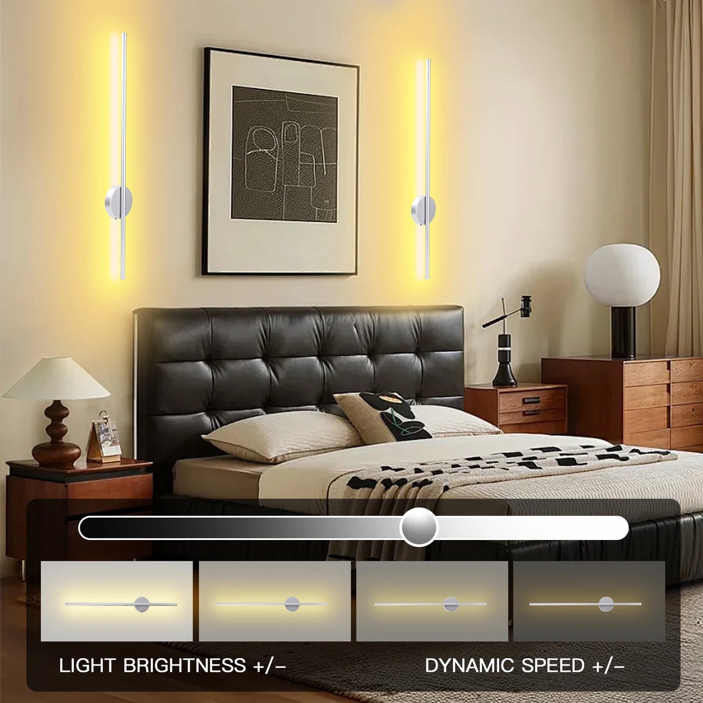 Royallure USB Rechargeable LED Wall Sconce with Magnetic Base and Remote Control – Adjustable Color Temperature for Modern Lighting 5