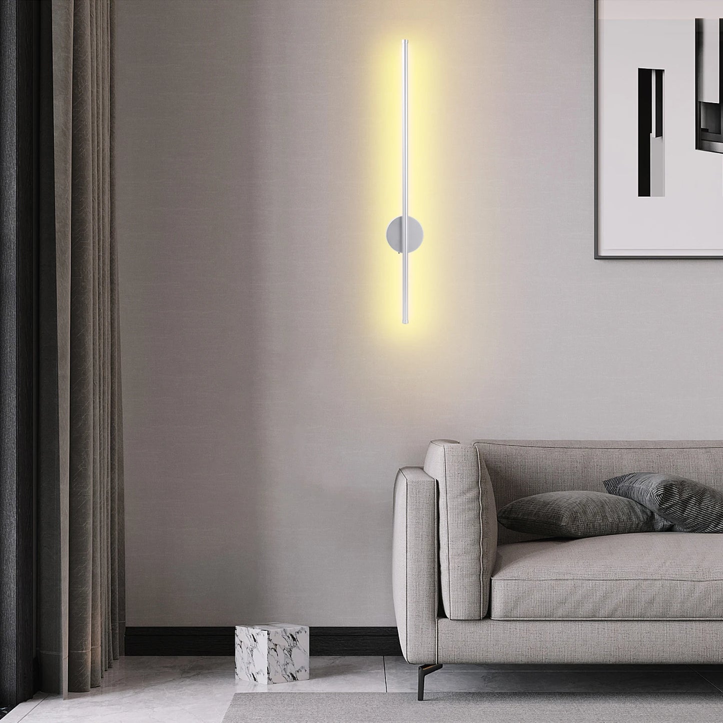 Royallure USB Rechargeable LED Wall Sconce with Magnetic Base and Remote Control – Adjustable Color Temperature for Modern Lighting 7