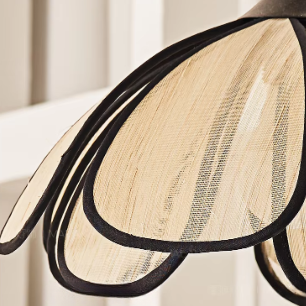 Royallure Vintage Floral Lamp with Rattan Design for Soft Ambient Lighting 4