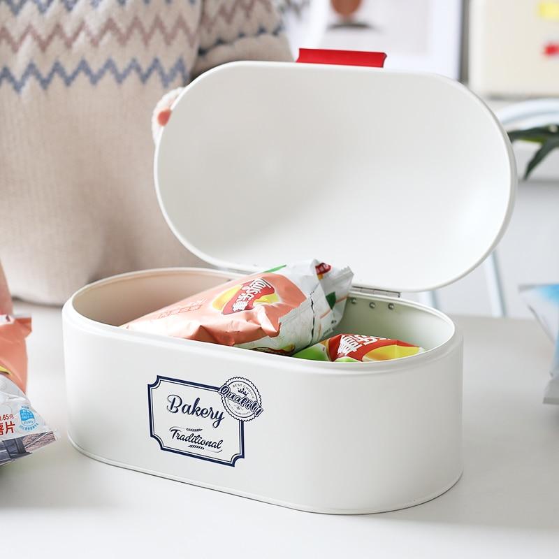 Royallure Vintage Hinged Lid Bread Box for Counter - Stylish Bread Storage Solution 7