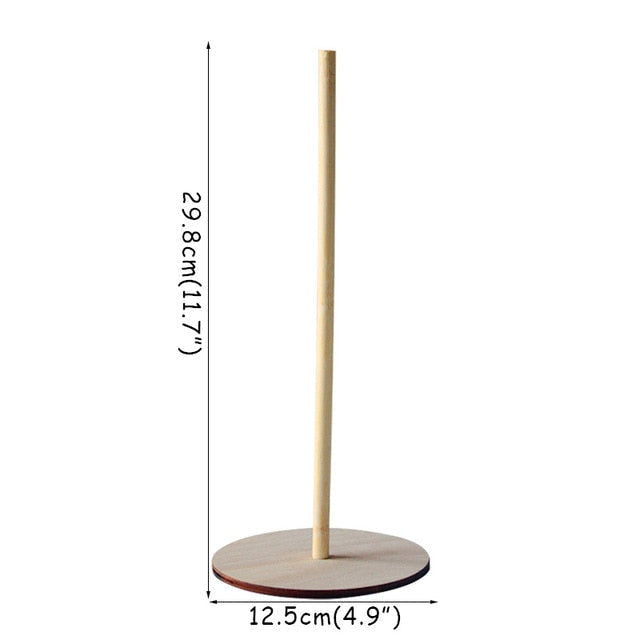 Royallure Wooden Donut Stand and Holder for Displaying Donuts and Desserts 4