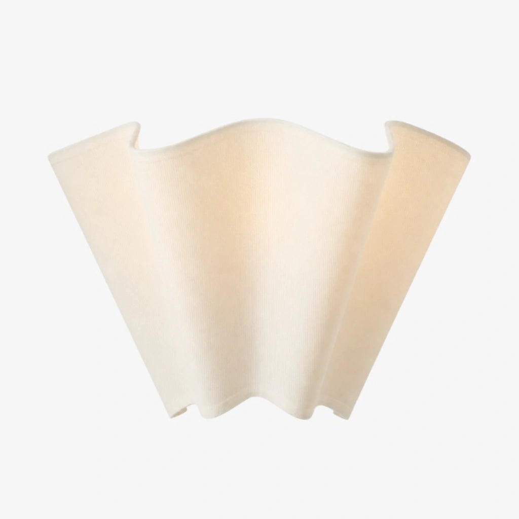 Rythlen Modern Ivory Floral Linen Wall Lamp 8