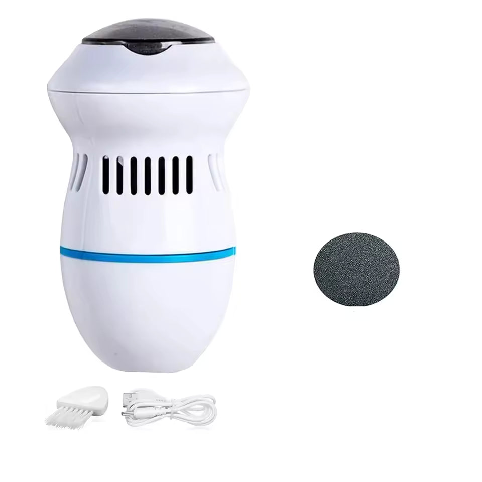 Royallure Electric Foot Callus Remover with Vacuum Function - Rechargeable Pedicure Tool for Smooth Feet and Easy Dead Skin Removal