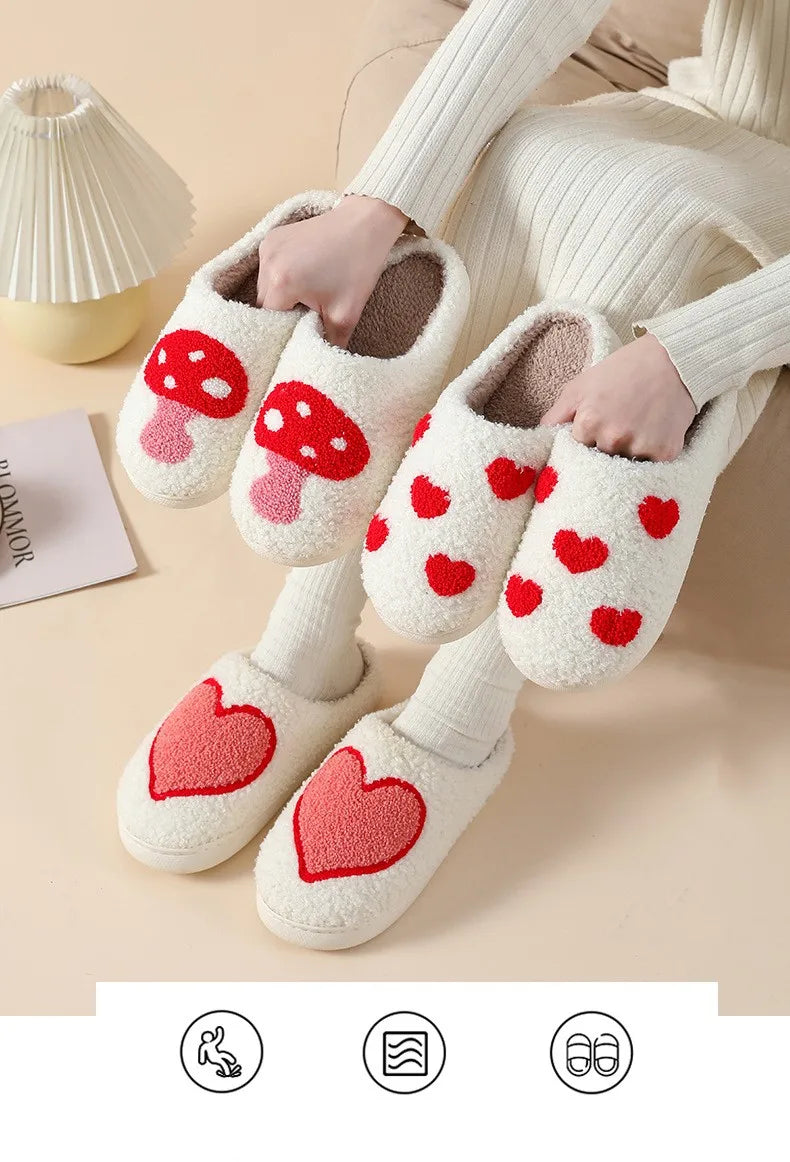 Rayvia Plush Slippers With Memory Foam Comfort