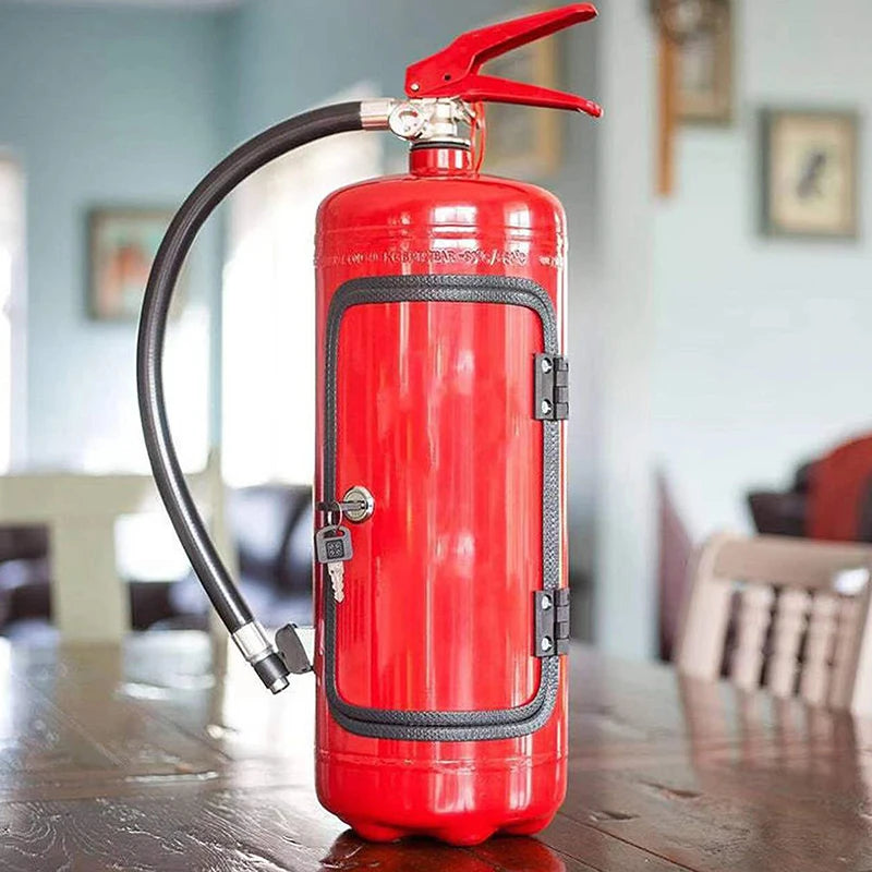 Rayvia Handcrafted Mini Bar From Real Fire Extinguisher