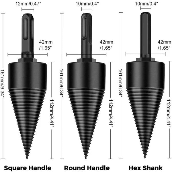 Royaleva Shank Firewood Drill Bit - Works With Any Drill!