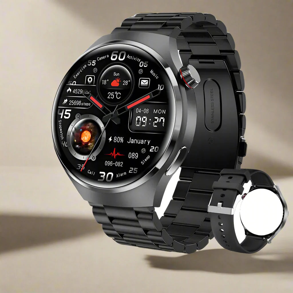 Luxora Pro 2025 Smartwatch – Advanced Health & Fitness Tracker